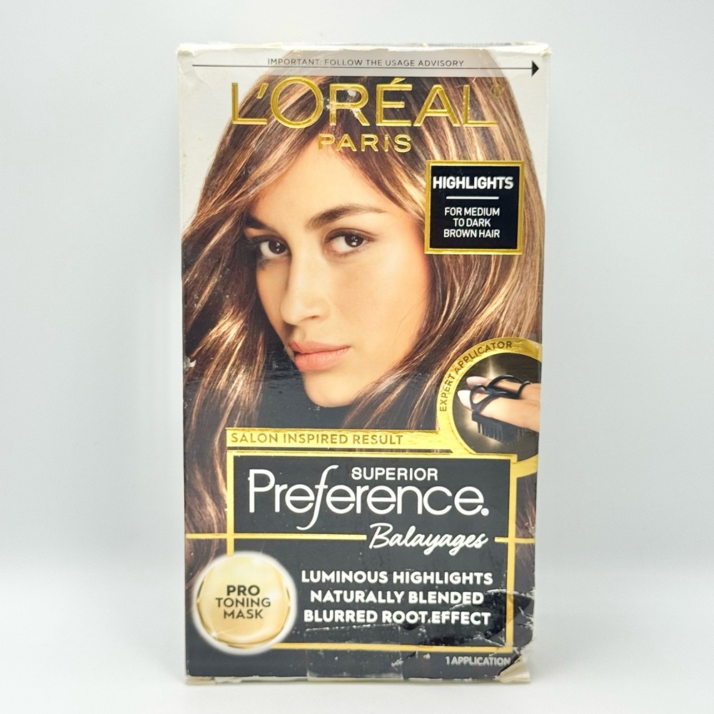 L'Oreal Superior Preference Balayage Hair Color Highlights Med / Dark Brown Hair